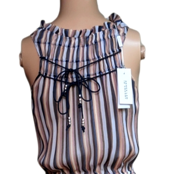 Derek 10 Lam Crosby Sleeveless Silk Dress Size 0 - Picture 8 of 15